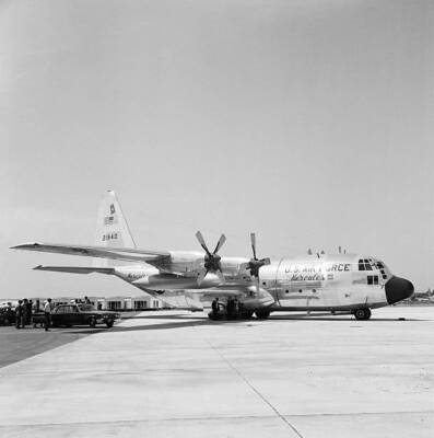 Presentation Lockheed C130 Hercules Paris Air Show Le Bourget Airp- 1963 Photo 1