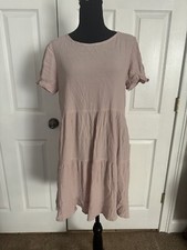 Forever 21 Light Pink Mini Dress Size Large