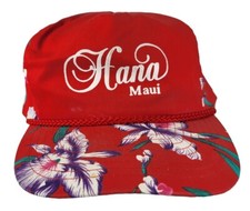 VTG Kona Hawaii Hawaiian Floral Colorful Rope Snapback Spellout Trucker Hat