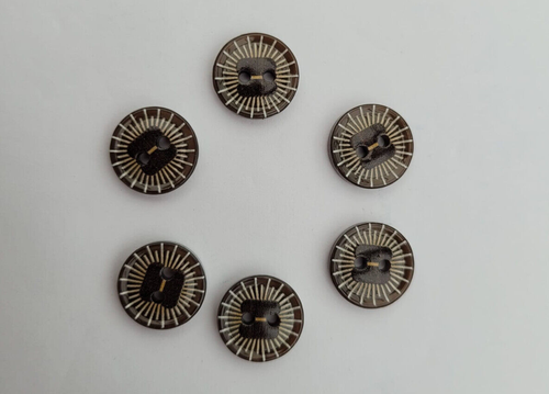 Baby buttons - Retro - 12mm round 2 hole flat novelty button - Craft - Cardigan - Picture 36 of 39