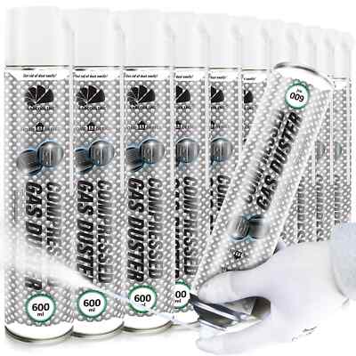 10 x AABCOOLING Home&Office Compressed Gas Duster 600ml KÄLTESPRAY KÜHLSPRAY ICE