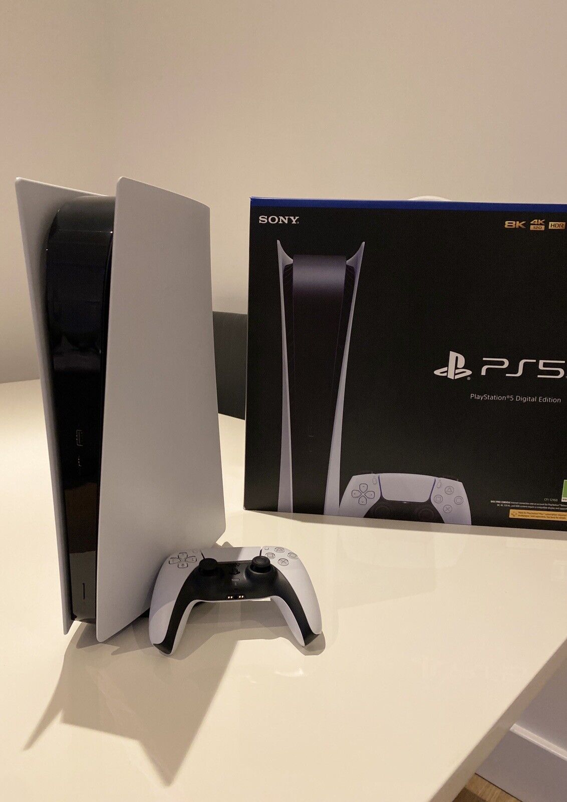 Sony+PS5+Digital+Edition+Console+-+White for sale online | eBay