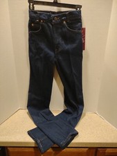 Vintage Levi's Jeans Junior 8 Slim Blue W 25 Inseam 32 Rise 8 Girls Orange Tab