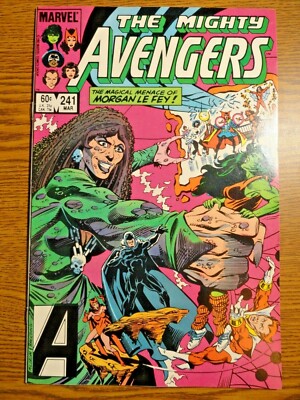 Avengers #241 Morgan Le Fey Schlüssel FVF Wanda Vision Rambeau She-Hulk 1st Pr
