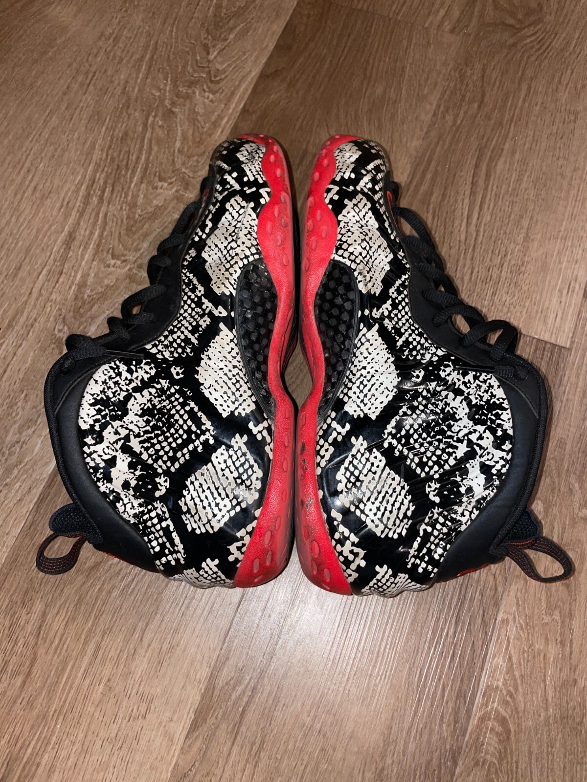 red snakeskin foams