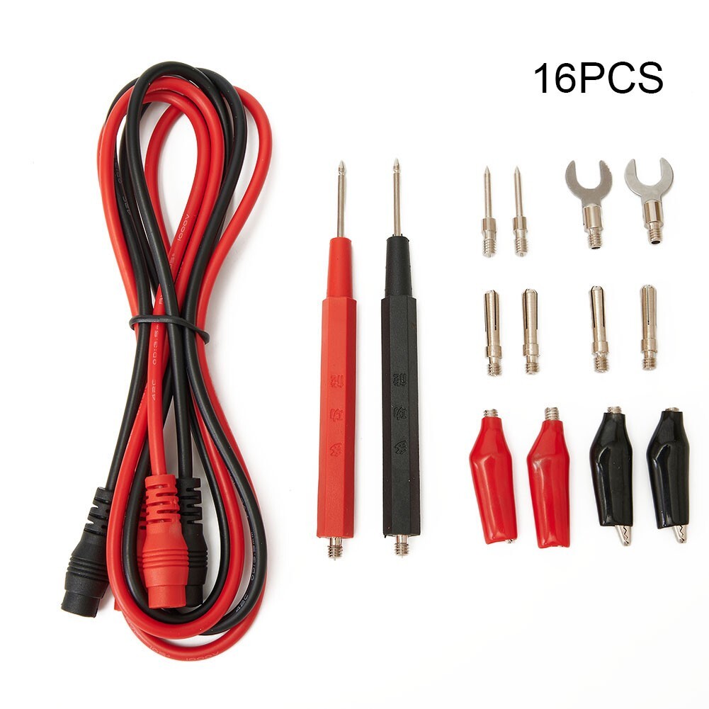 Rot-Sonde Multimeter-Prüfleitungen Kit Elektrik Set Langlebig Schwarz Elektronik