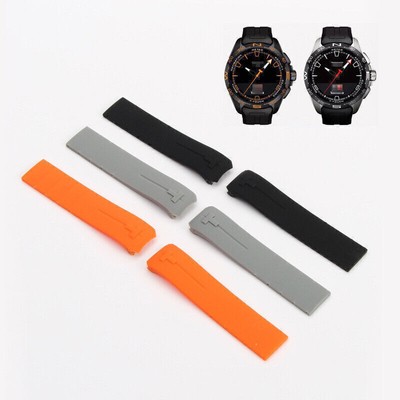 20mm 21mm Gummi Uhrenband Armband passend Tissot T-Touch 2 II T013420A T047420A