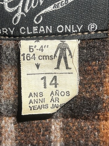 Vintage Gloverall Heavy Wool English Duffle Hooded Coat Leather Toggle Small 14 - Picture 10 of 14