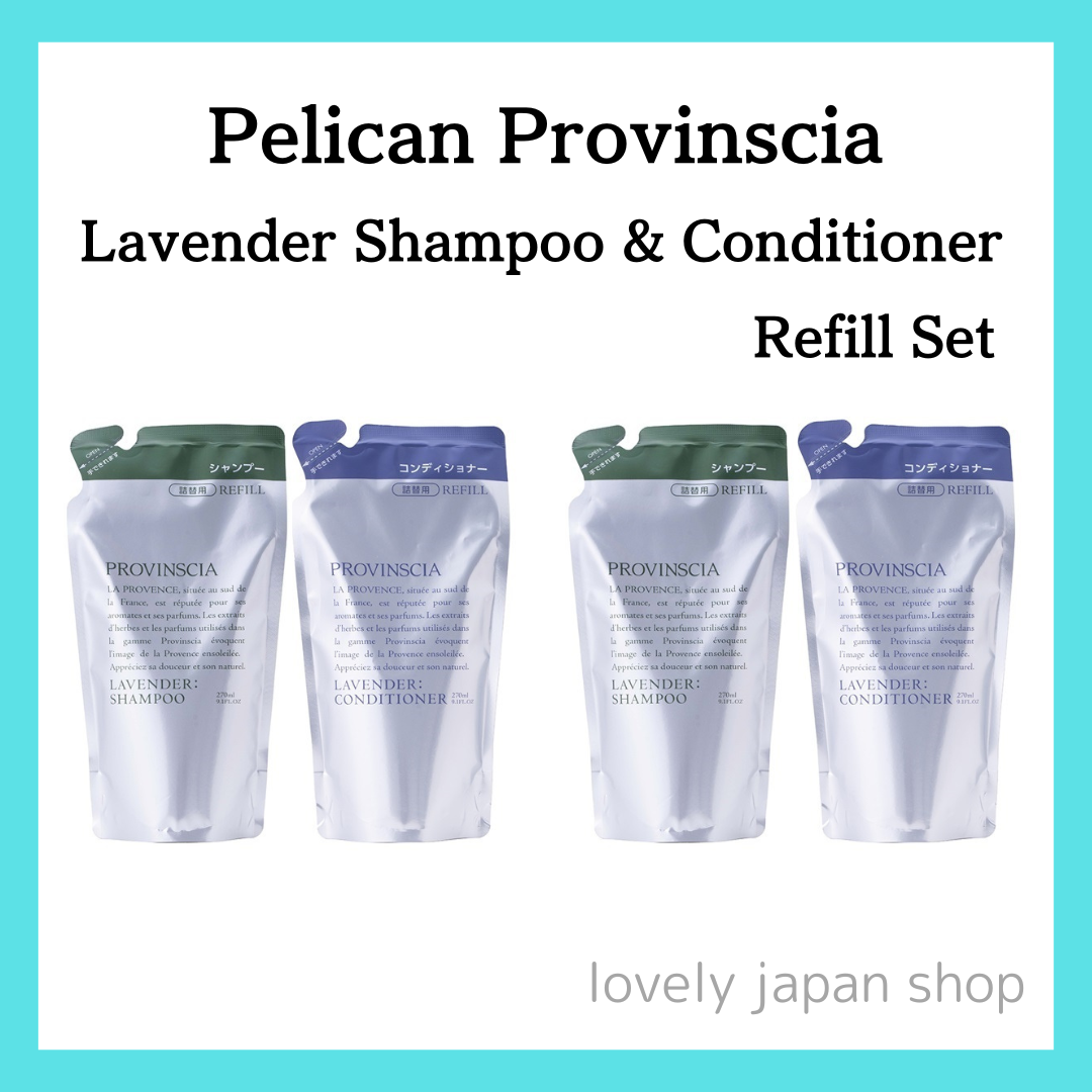 2 Set] Pelican Provinscia Lavender Shampoo 270ml & Conditioner