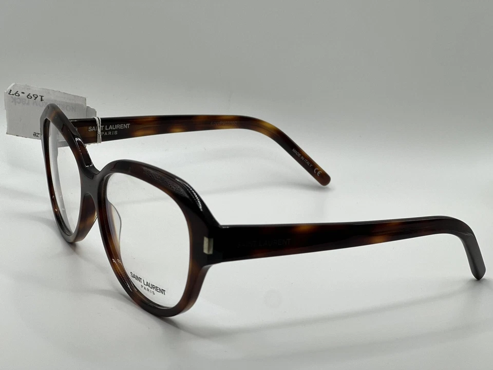 YSL - SL 411 Eyeglasses by Saint Laurent - Havana - 57-15-140 - Unisex - Image 2 of 4