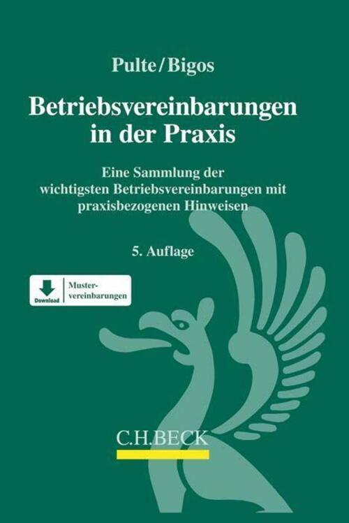 Thumbnail - Betriebsvereinbarungen In Der Praxis | Peter Pulte (u. A.) | Buch | Xv
