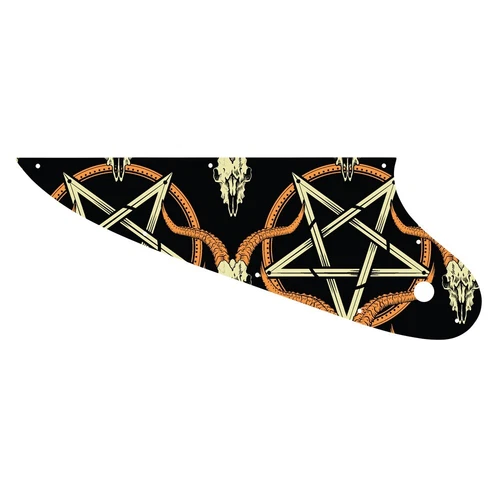 WD Pickguard For Gibson 10-18 Reverse Firebird Only made in USA Goat & pentagram