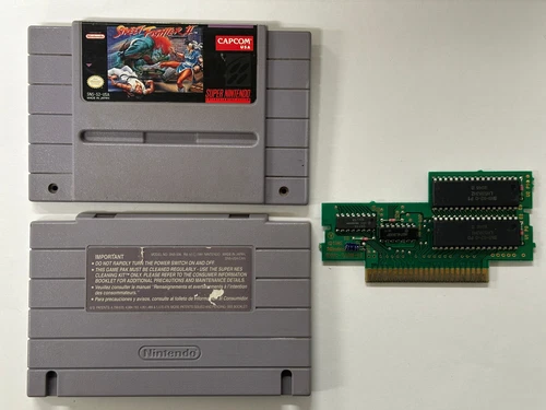 Street Fighter II: Turbo (Nintendo SNES 1993)- TESTED & WORKS