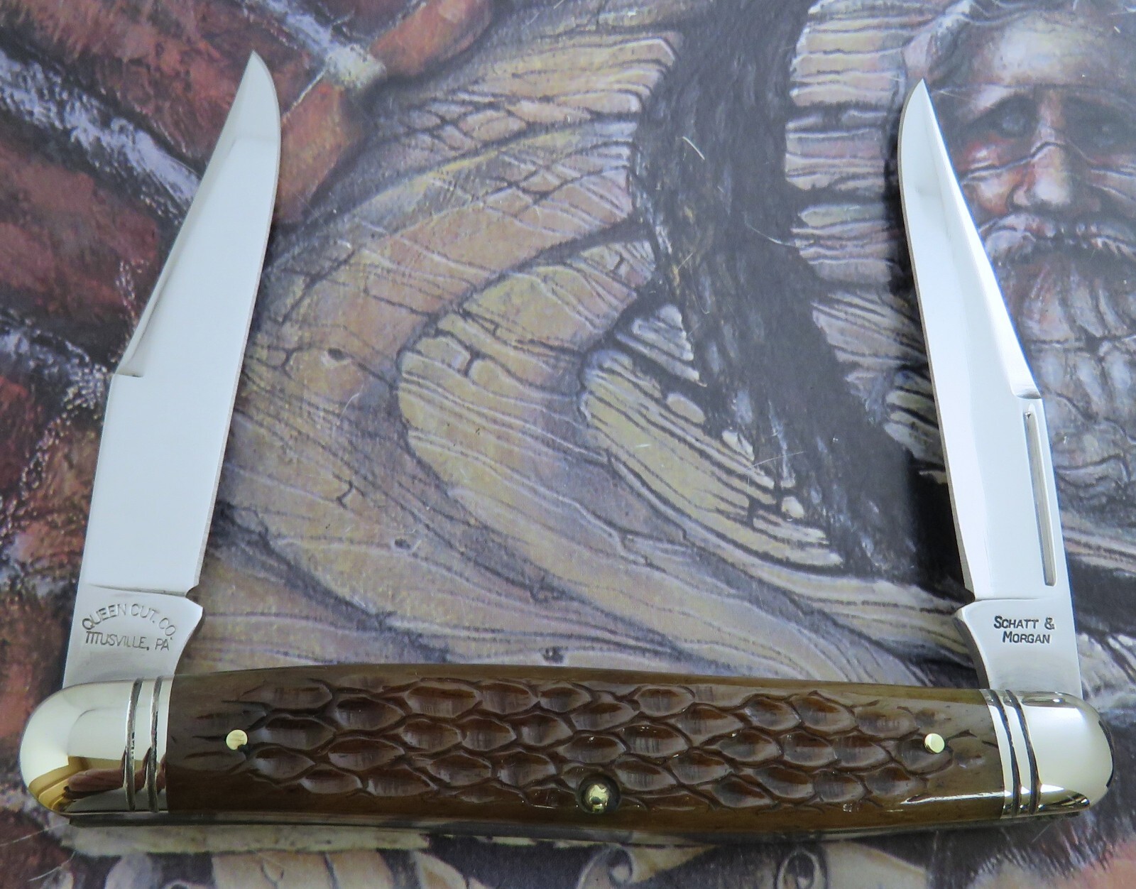 Schatt & USA Muskrat Knife 2001 Fort City Knife Collectors 27