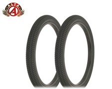 2 Alta High Performance BMX BICYCLE Vendetta FREESTYLE TIRE 20" x 1.95" BLACK.