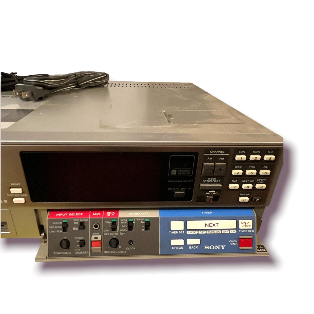 Sony SL-2710 Betamax player - Nice! - Hi-Fi Stereo VCR video Sony SL-2710 Betamax player - Nice! - Hi-Fi Stereo VCR video