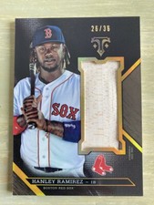 2016 Topps Triple Threads Unity Jumbo Relic game used bat Hanley Ramirez