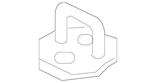 Striker inferior de la puerta izquierda o derecha para Ford F-150 2004-2014 (P/N 5L3Z-18264B70-A)