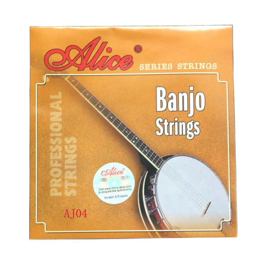 10Sets Alice Banjo Strings Coated Copper Alloy Wound ADGC 4 Strings Set AJ04 - Image 2 of 4