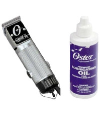 Oster 76 Silver pro Hair Clipper Salon Barber w/ 4oz Blade Lubrication Oil Kit