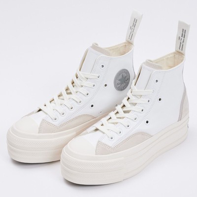 CONVERSE Addict CHUCK TAYLOR LEATHER PLTS ROKH HI 27.0cm White 