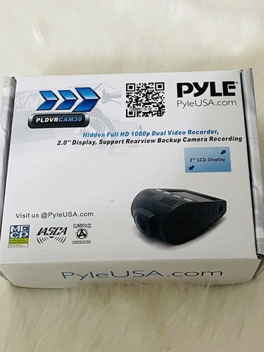 PYLE PLDVRCAM30 - DVR Video Recording Dash Cam, Micro SD Memory Slot, 2.0 New - Picture 3 of 11