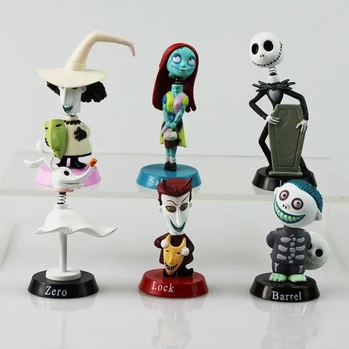 6 Pcs/Set - Jack Skellington Sally Nightmare Before Christmas Action Figure Toy - Picture 5 of 6