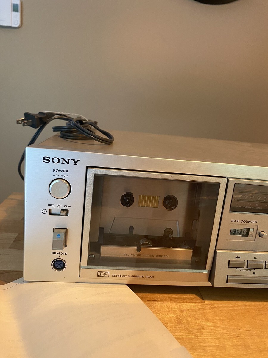 オマケ無し【訳あり】レトロSONYソニーカセットテープデッキ TC-K61 SONY カセットデッキ TC-K61 - YouTube