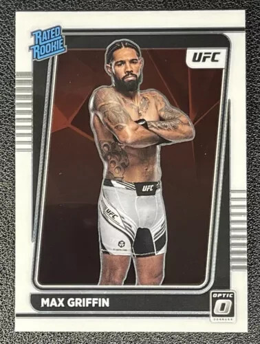 2022 Donruss Optic UFC #119 Max Griffin RATED ROOKIE