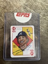 2021 Topps 1951 Blake Jamieson RONALD ACUNA JR On-Card Auto Blue Back  24/51