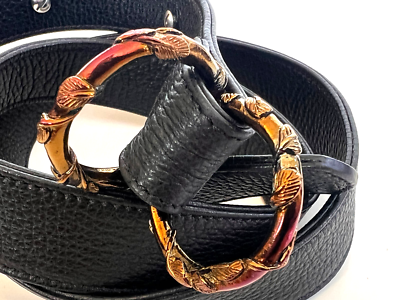 Diesel Black Gold + Ugo Cacciatori Men's Leather Belt Size up to