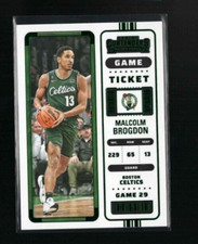 2022-23 Panini Contenders #100 Malcolm Brogdon Game Ticket Boston Celtics
