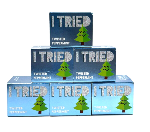 NEW 6 BATH & BODY WORKS TWISTED PEPPERMINT SCENTED CANDLES 1.3 OZ 36 G - Picture 2 of 5