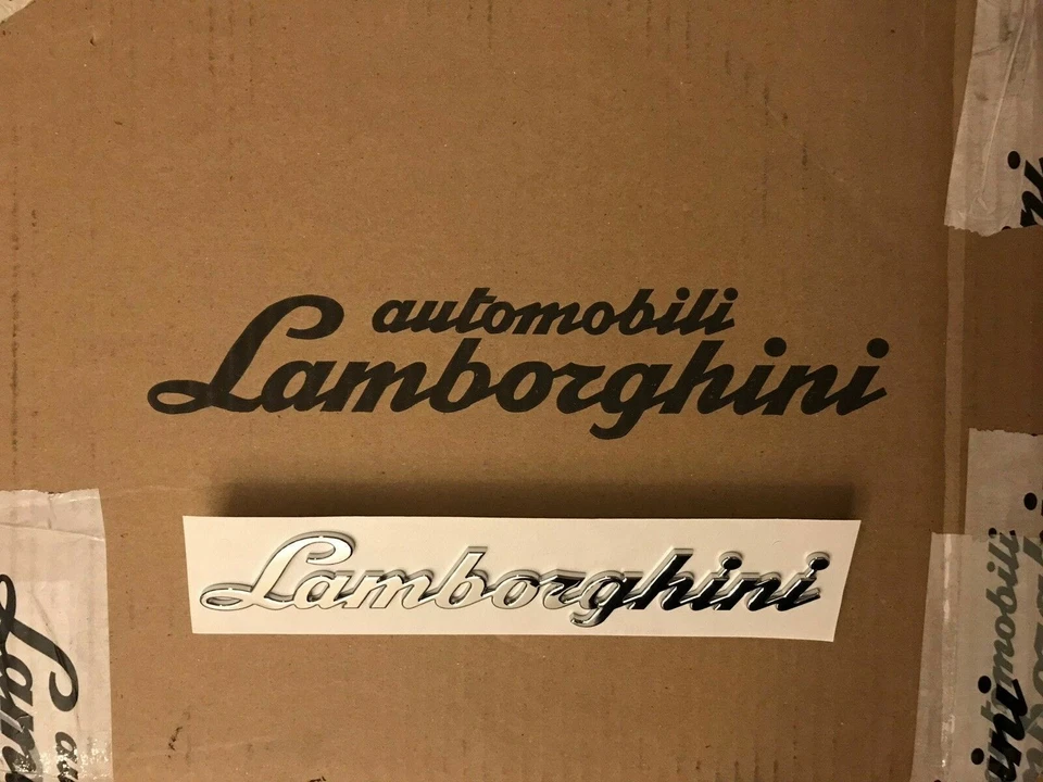 Lamborghini Huracán Gallardo Murcielago OEM Logotipo Escritura Emblema Insignia 4T0853742 Foto 4 de 4
