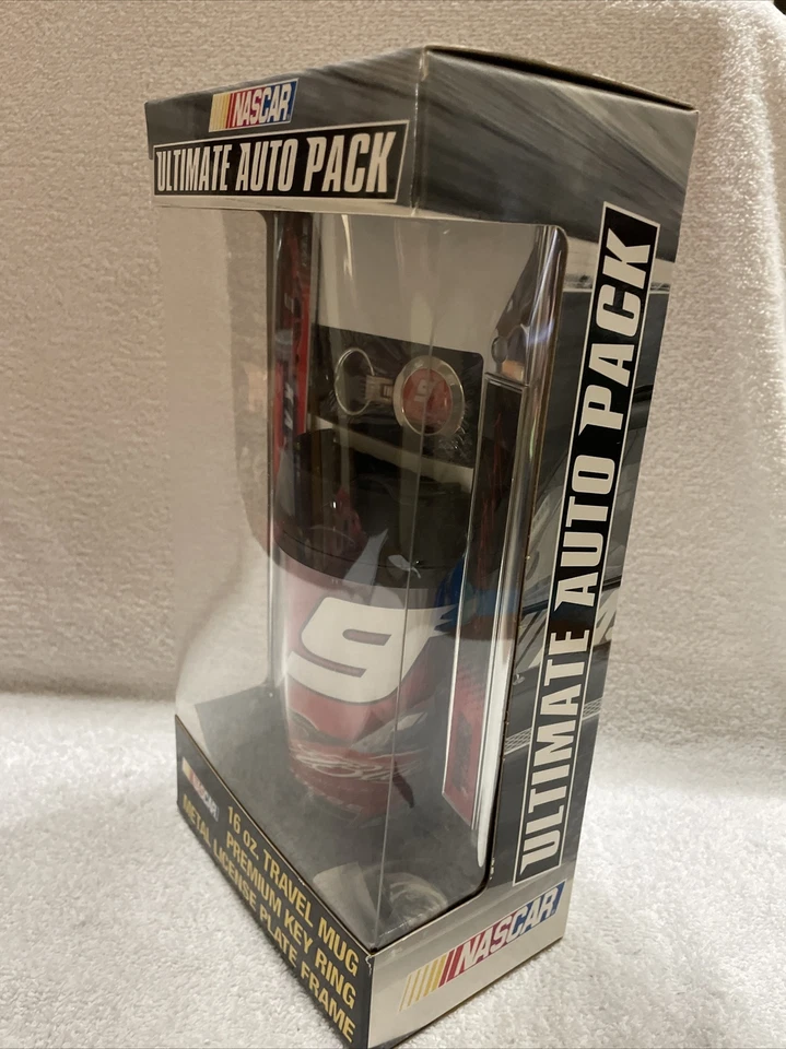 Kasey Kahne #9 Budweiser Auto Pack, 16 OZ Vaso Llavero Marco Etiqueta Metal Foto 3 de 3