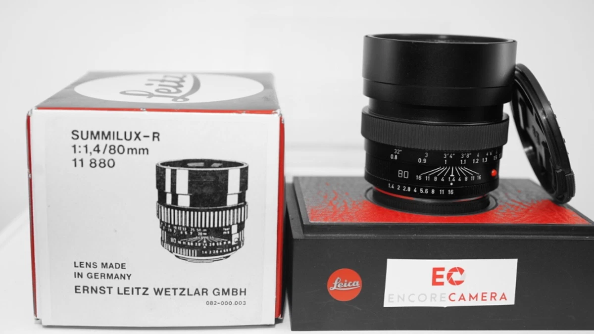 Leica SUMMILUX-R 80mm Focal f/1.4 Camera Lenses for sale | eBay