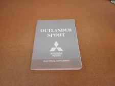 2012 Mitsubishi Outlander Sport ELECTRICAL ONLY service shop wiring manual
