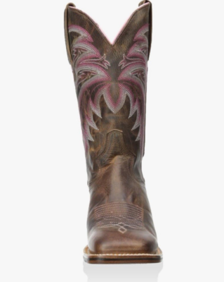 #ad Dan Post Apache Cowboy Boots Leather Pink Women#x27;s 9.5 Western Festival Mid Shaft $74.95