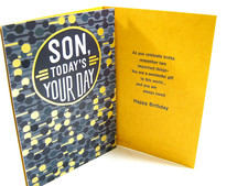Loving Birthday Greeting Card for Son
