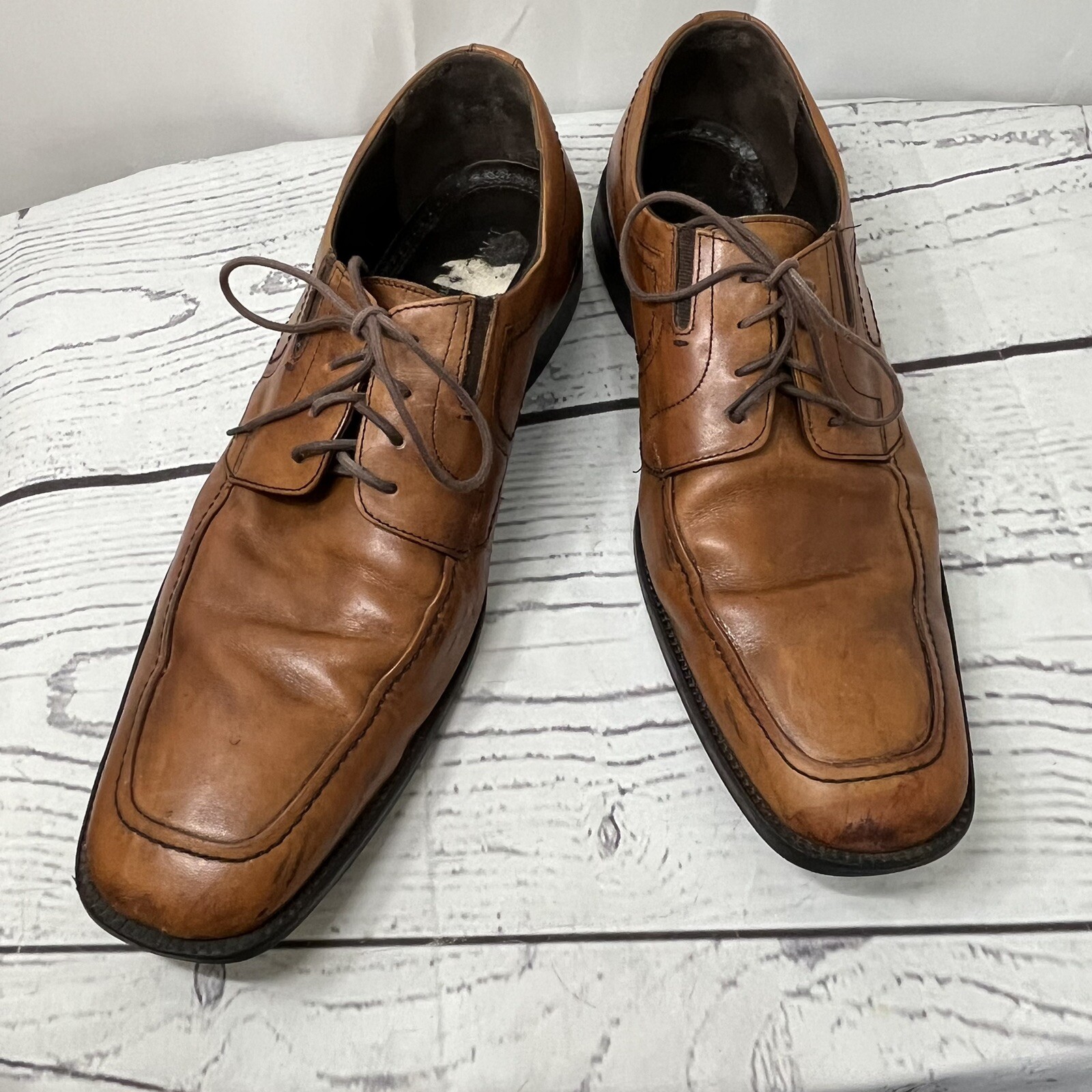SAOLA Scarpe eleganti stringate marroni J Murphy by Johnston e Murphy da uomo taglia 13