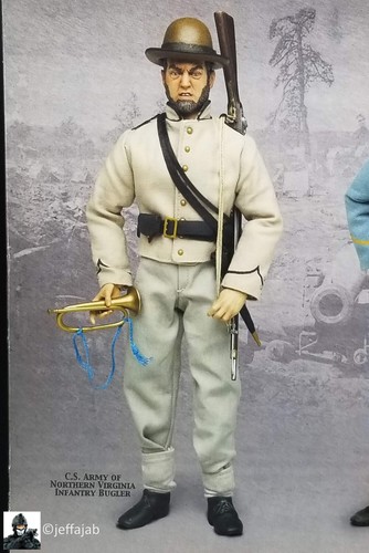 1:6 scale Sideshow Civil War Confederate Enfield Rifle w/ Bayonet for 12" Figure - Picture 8 of 8