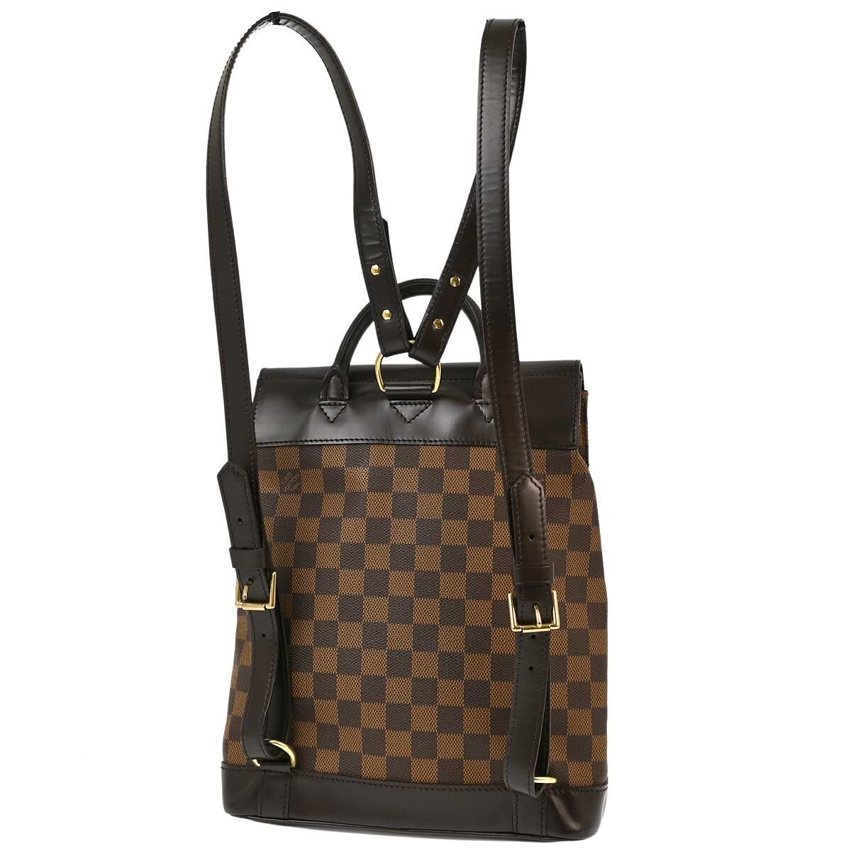 Louis Vuitton Damier Soho Backpack N51132 TH0090 XX90938 | eBay