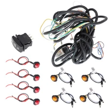 For Kawasaki Mule PROFXT 2015-20 Universal Rocker switch Turn signal Kit