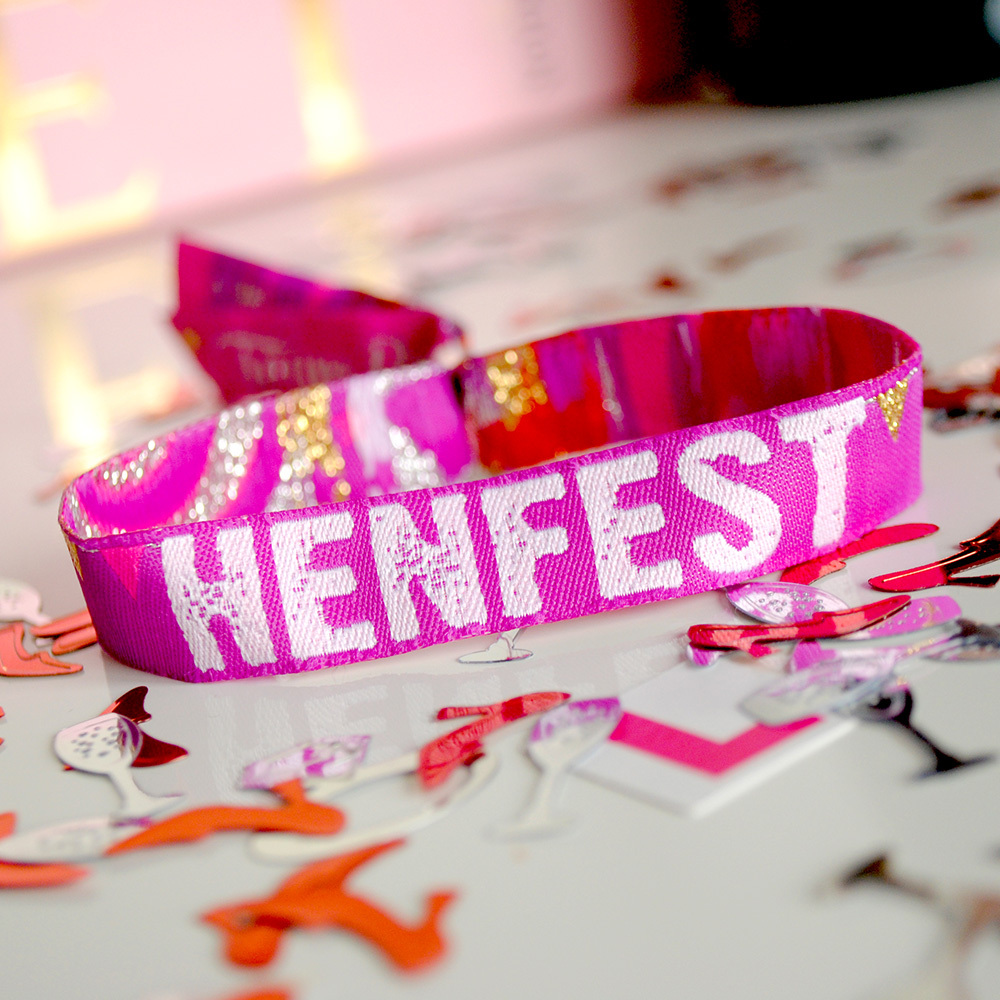 HENFEST Hen Party Wristbands Hen Do Bracelets Festival Hen
