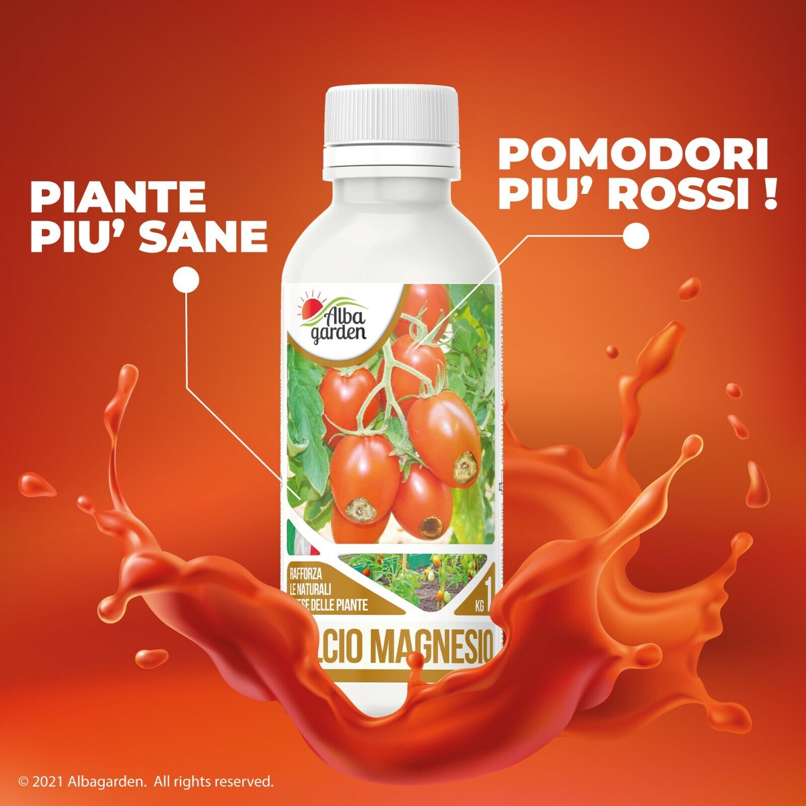 Concime Professionale Liquido Calcio Magnesio Marciume Apicale del Pomodoro 1 Kg