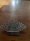 vtg 1936 State Of IOWA Chauffeur License Metal Pin No. 36711 — photo 3