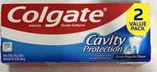 Colgate Cavity Protection Toothpaste 6 Ounces Pack of 2 Expires 06/25