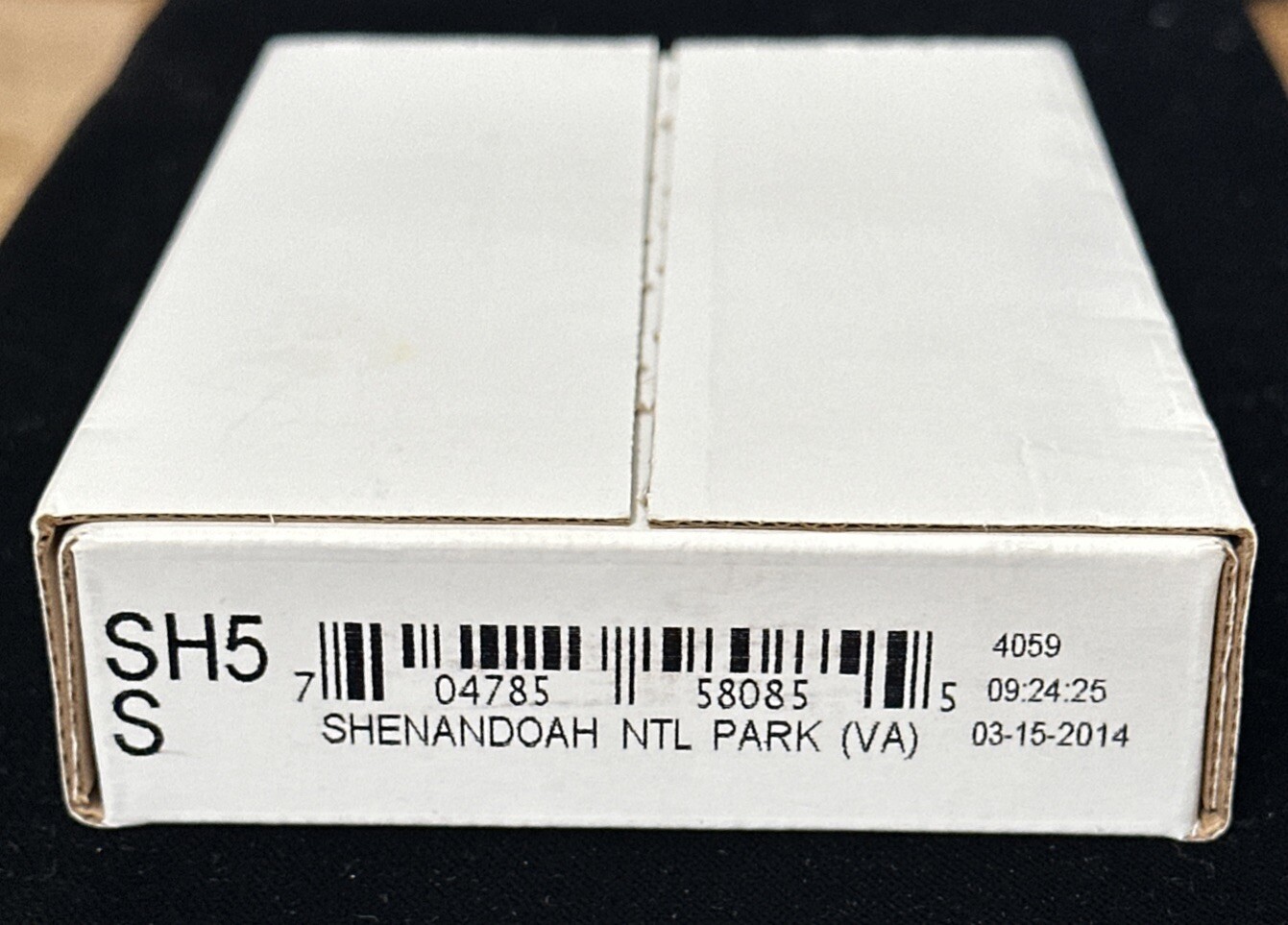 2014-S SHENANDOAH PARK (VIRGINIA) QUARTER ROLL COMES IN ORIGINAL MINT BOX