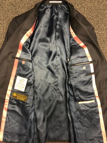 BLAZER THOMAS ROSA 4 ESTACIONES SUPER 130'S AZUL MARINO 42R NUEVO CON ETIQUETAS (452) - Imagen 5 de 7