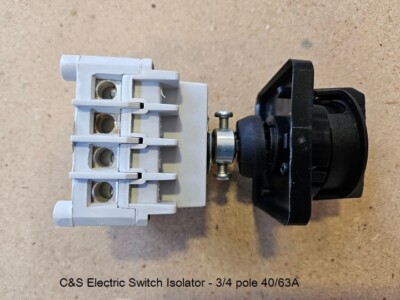 C&S Elektrischer Schaltrenner 40/63A 3/4polig Optionen